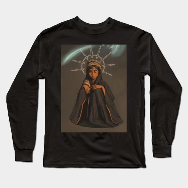 Veiled Seraph Long Sleeve T-Shirt by Ongezell shop